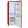 Lodówka Amica FK2965.3RAA 181cm Czerwona Retro SlimSize 244L - 523468 - zdjęcie 4